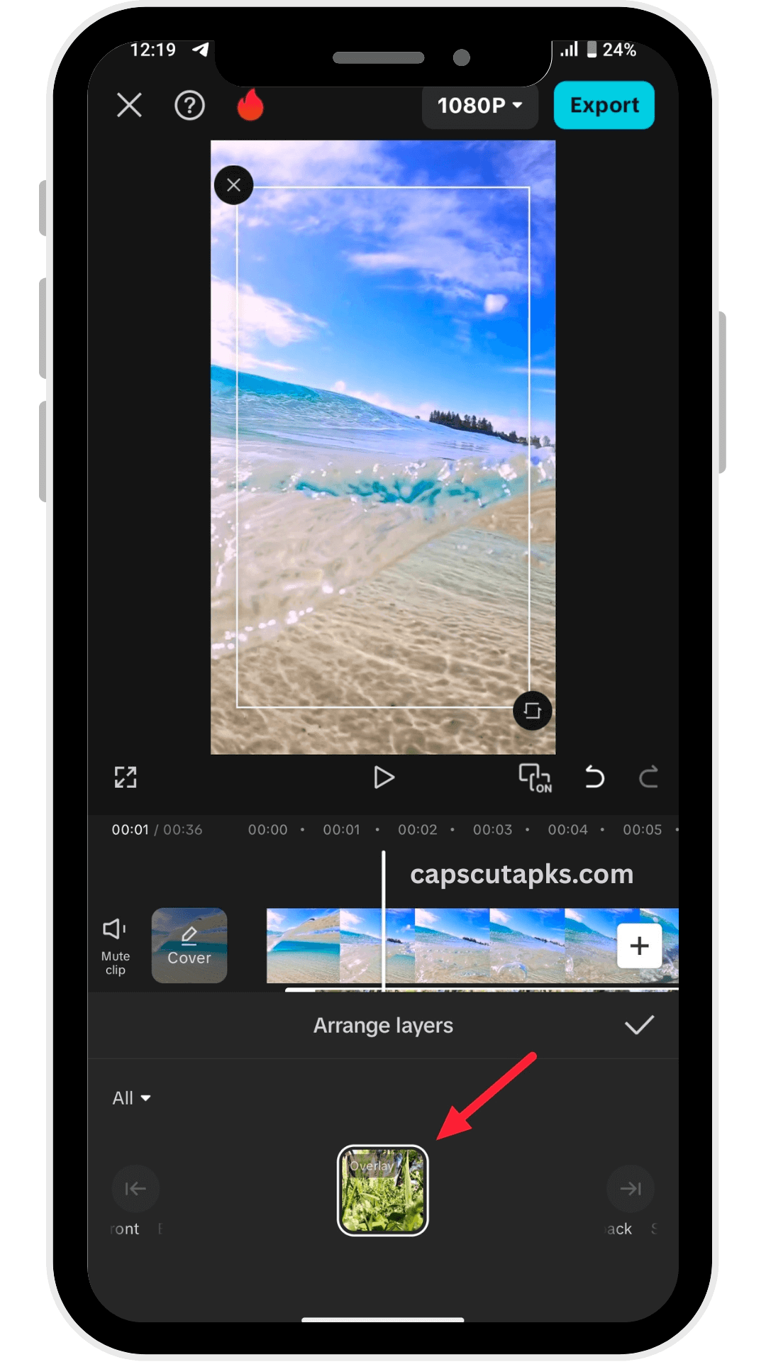 Multi layer editing feature